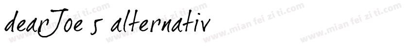 dearJoe 5 alternativ字体转换